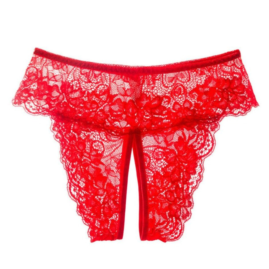 DEKORATİF YIRTMAÇLI BÜYÜK BEDEN DANTEL KÜLOT