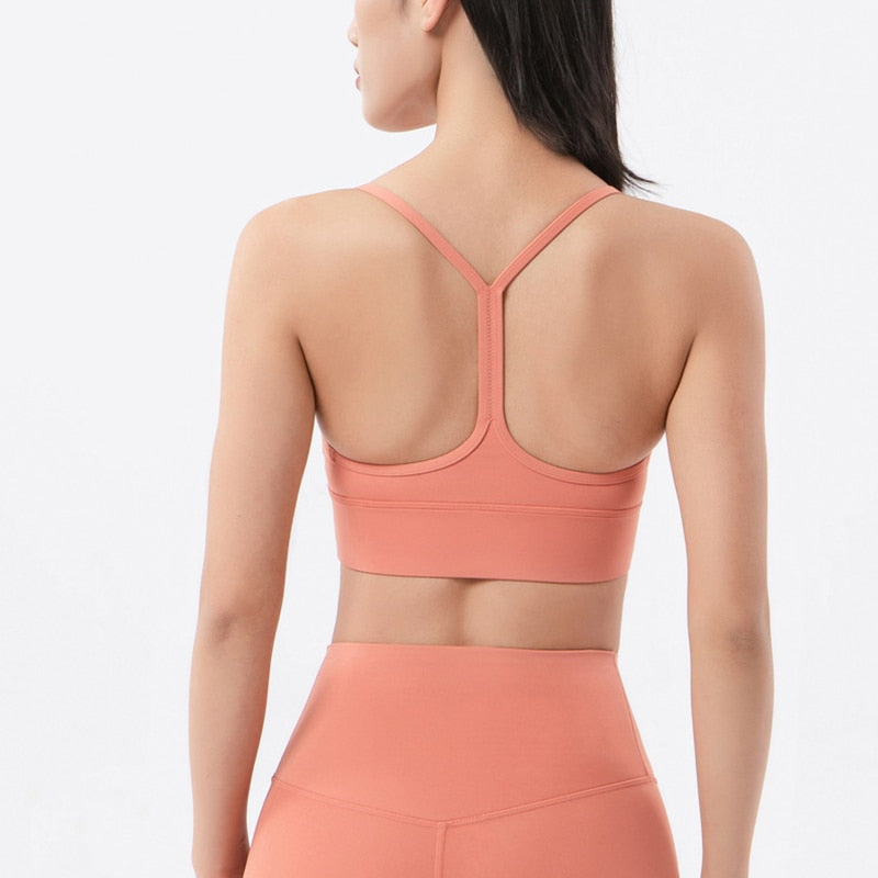 THIN STRAPS SPORTS BRA