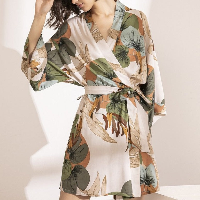 FLOWER MOTIF MOTIFIED DRESSING DRESS