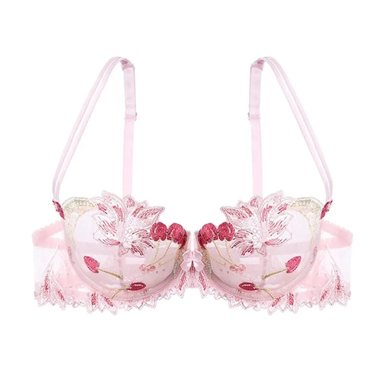 İŞLEMELİ TRANSPARAN SÜTYEN