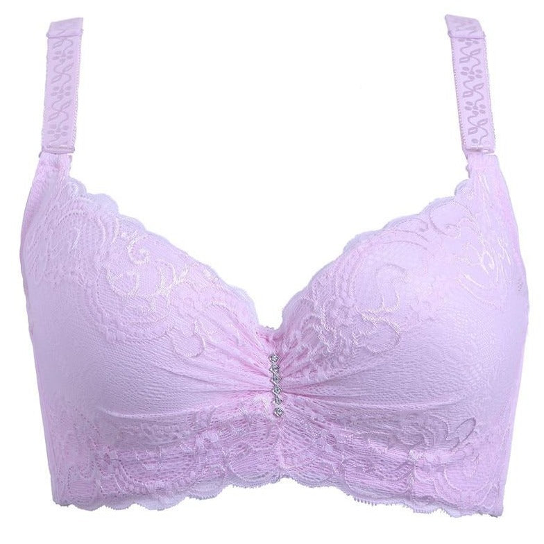 CUBIC ZIRCONIA PUSHUP BRA