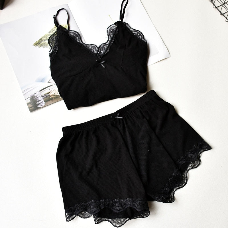 NIGHTGOWN SET WITH SHORTS