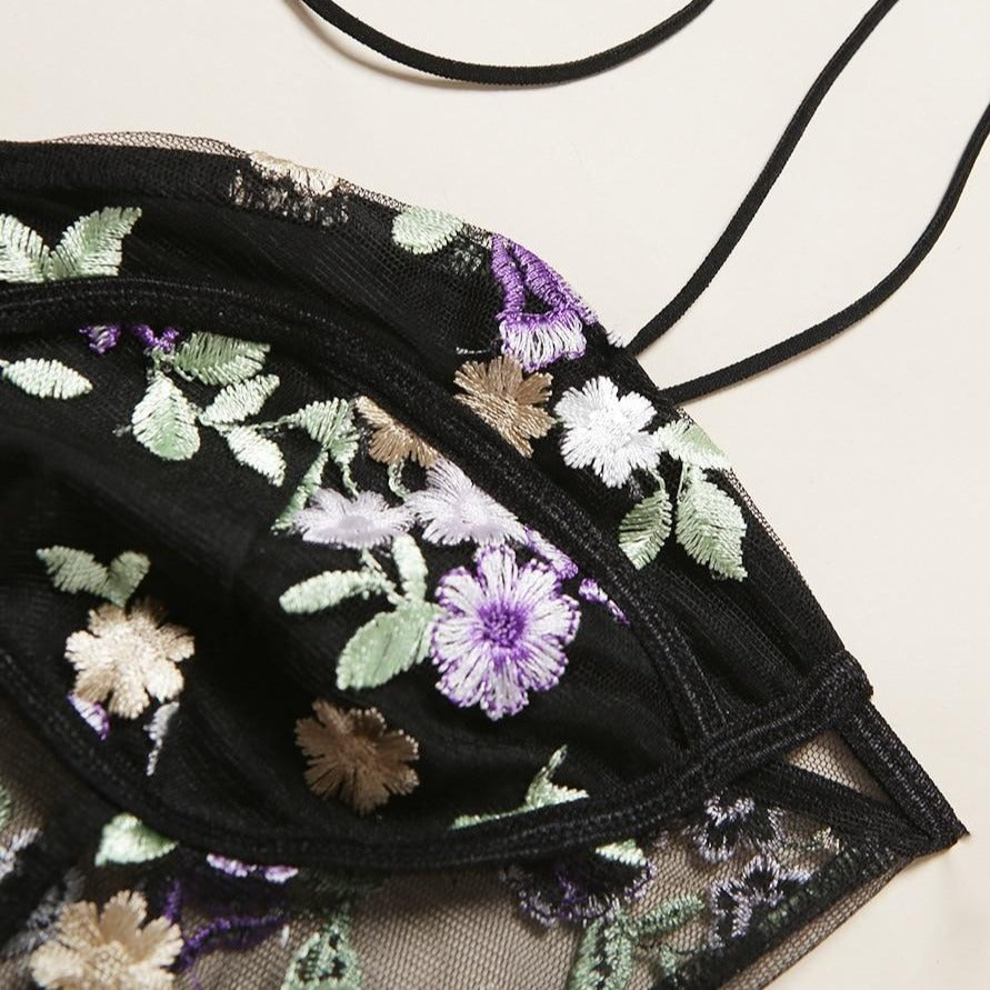 EMBROIDERED TRANSPARENT BODY