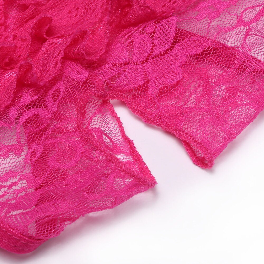 PLUS SIZE LACE PANTY WITH DECOLLETE