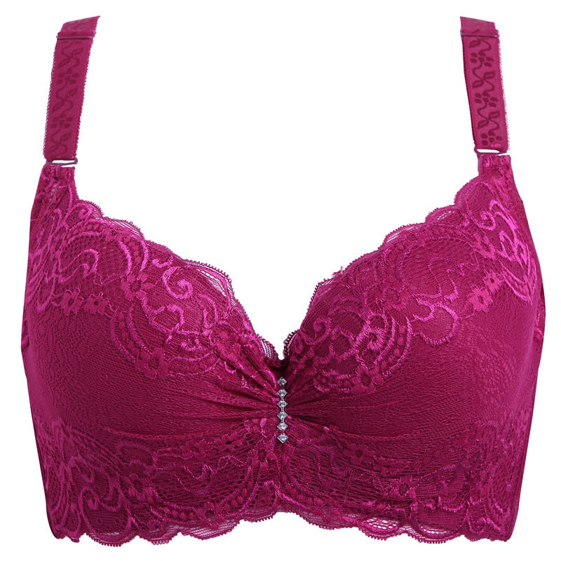 CUBIC ZIRCONIA PUSHUP BRA