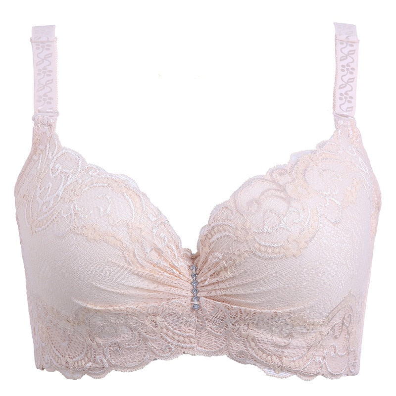 CUBIC ZIRCONIA PUSHUP BRA