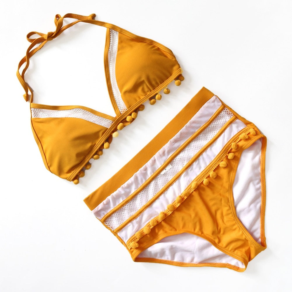 PONPON DETAYLI BİKİNİ