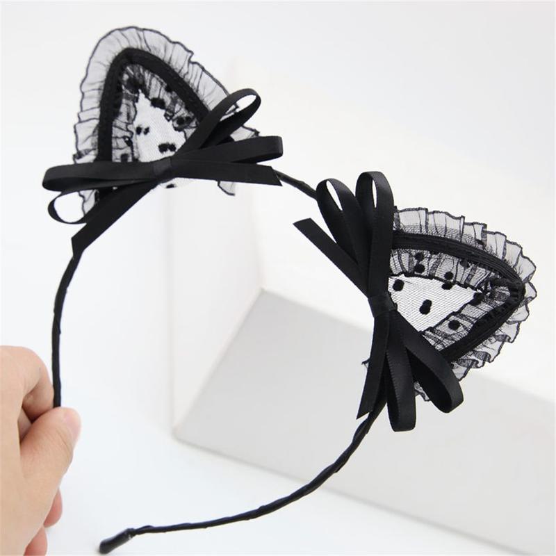 LACE HAIRBAND WITH EARS