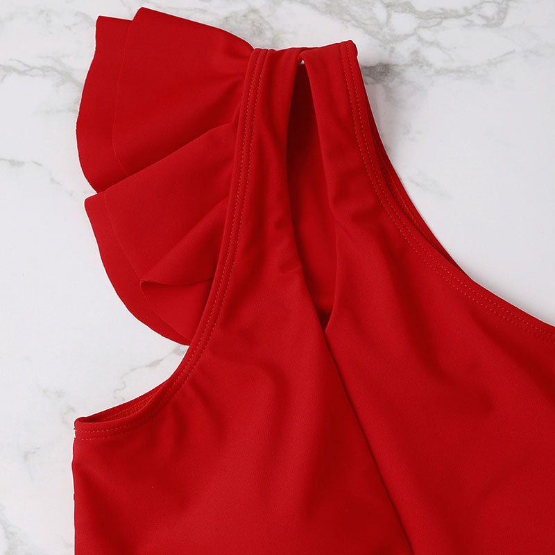 TEK OMUZLU, FIRFIRLI BİKİNİ