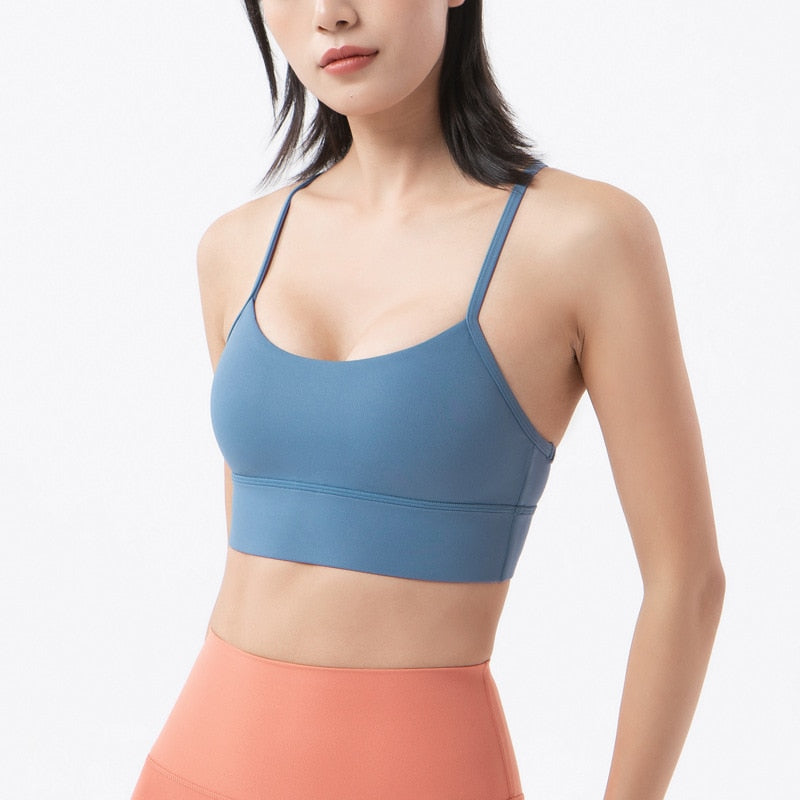 THIN STRAPS SPORTS BRA