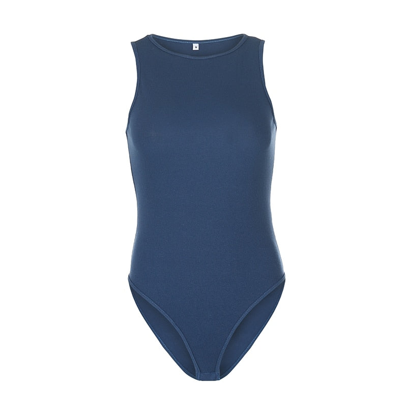SLEEVELESS KNITTED BODY