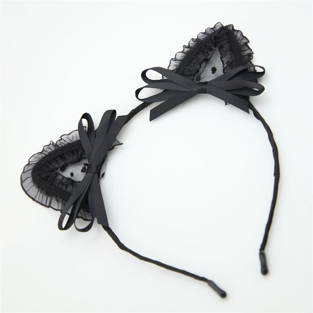 LACE HAIRBAND WITH EARS