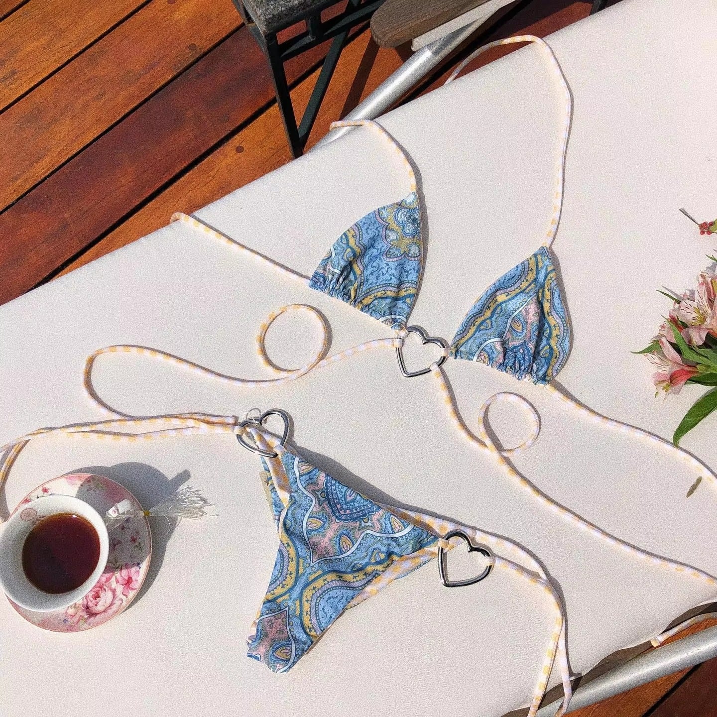DECORATIVE PATTERNED BIKINI