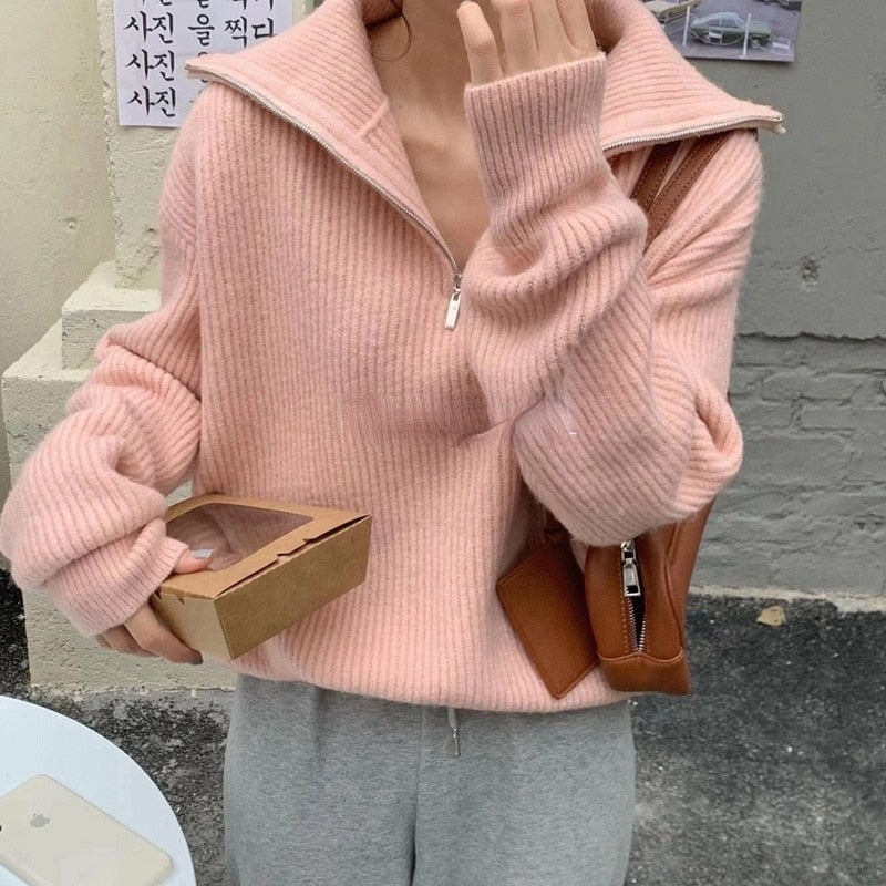LONG SLEEVE OVERSIZED SWEATER