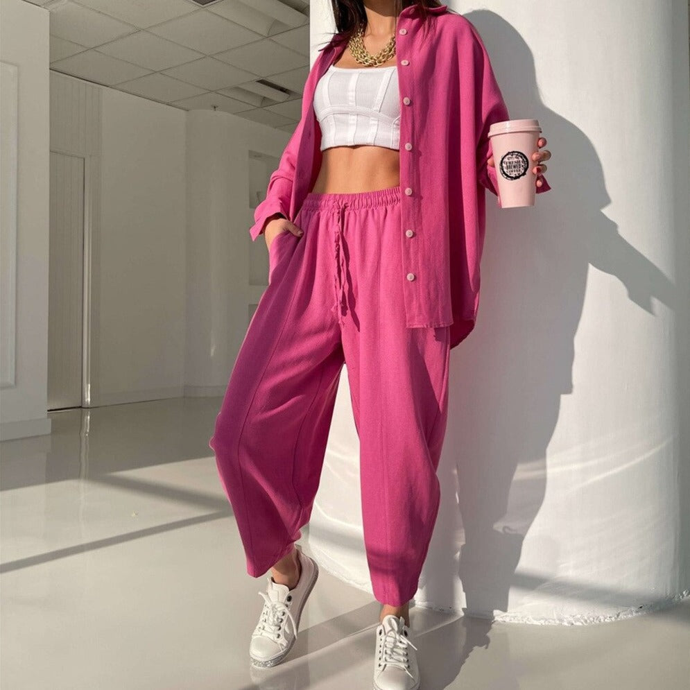 GÖMLEKLİ EV KIYAFETİ