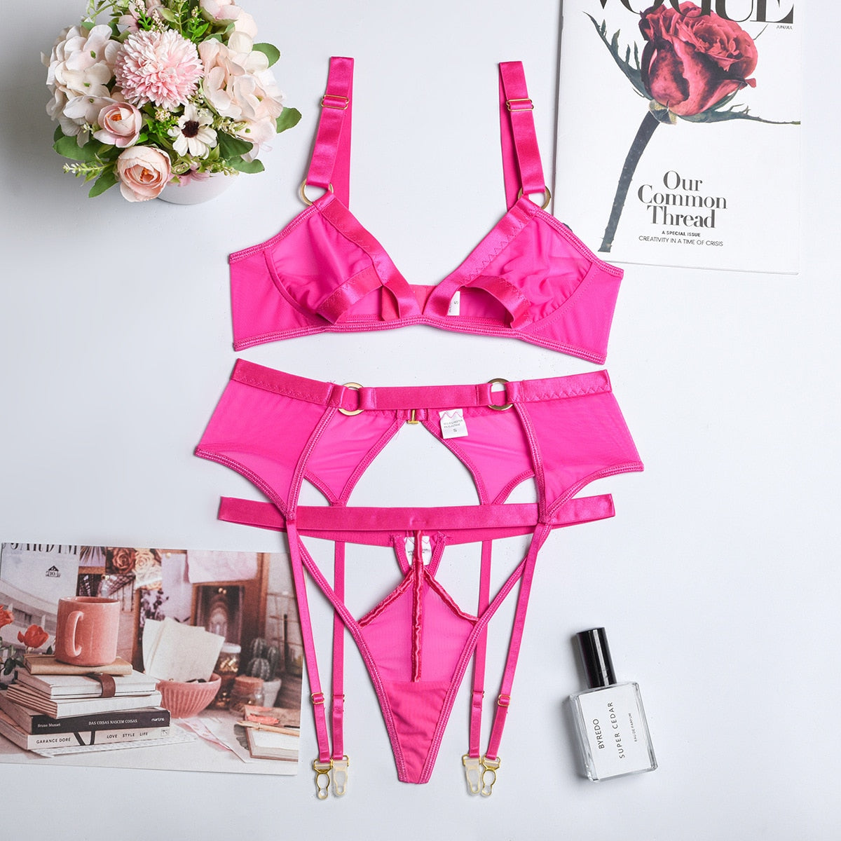 BELT NET UNDERWEAR SET