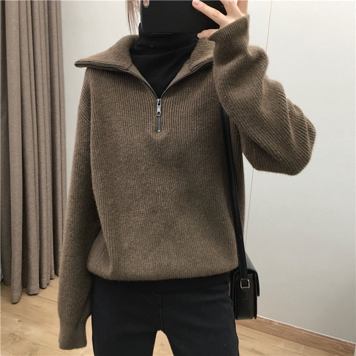 LONG SLEEVE OVERSIZED SWEATER
