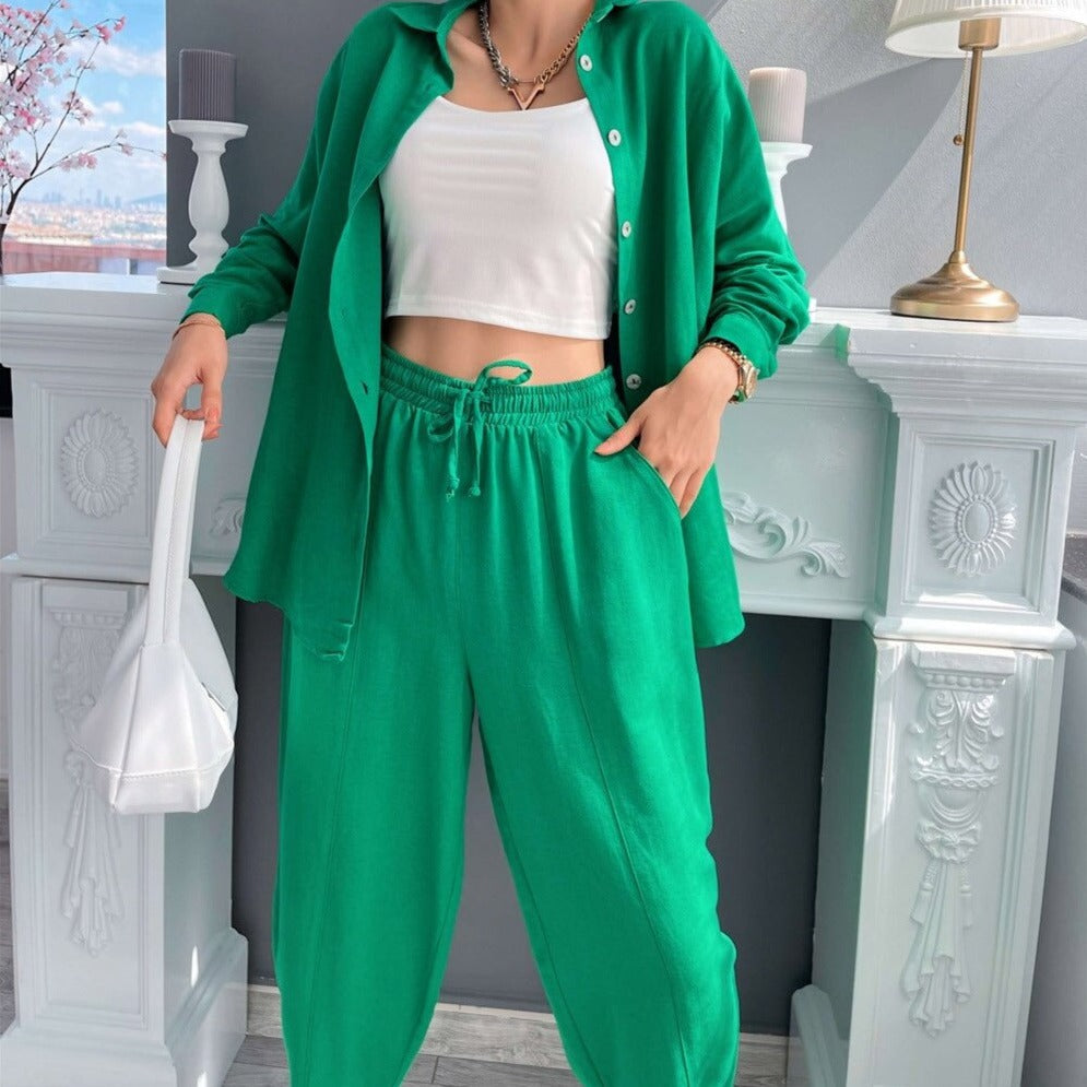 GÖMLEKLİ EV KIYAFETİ