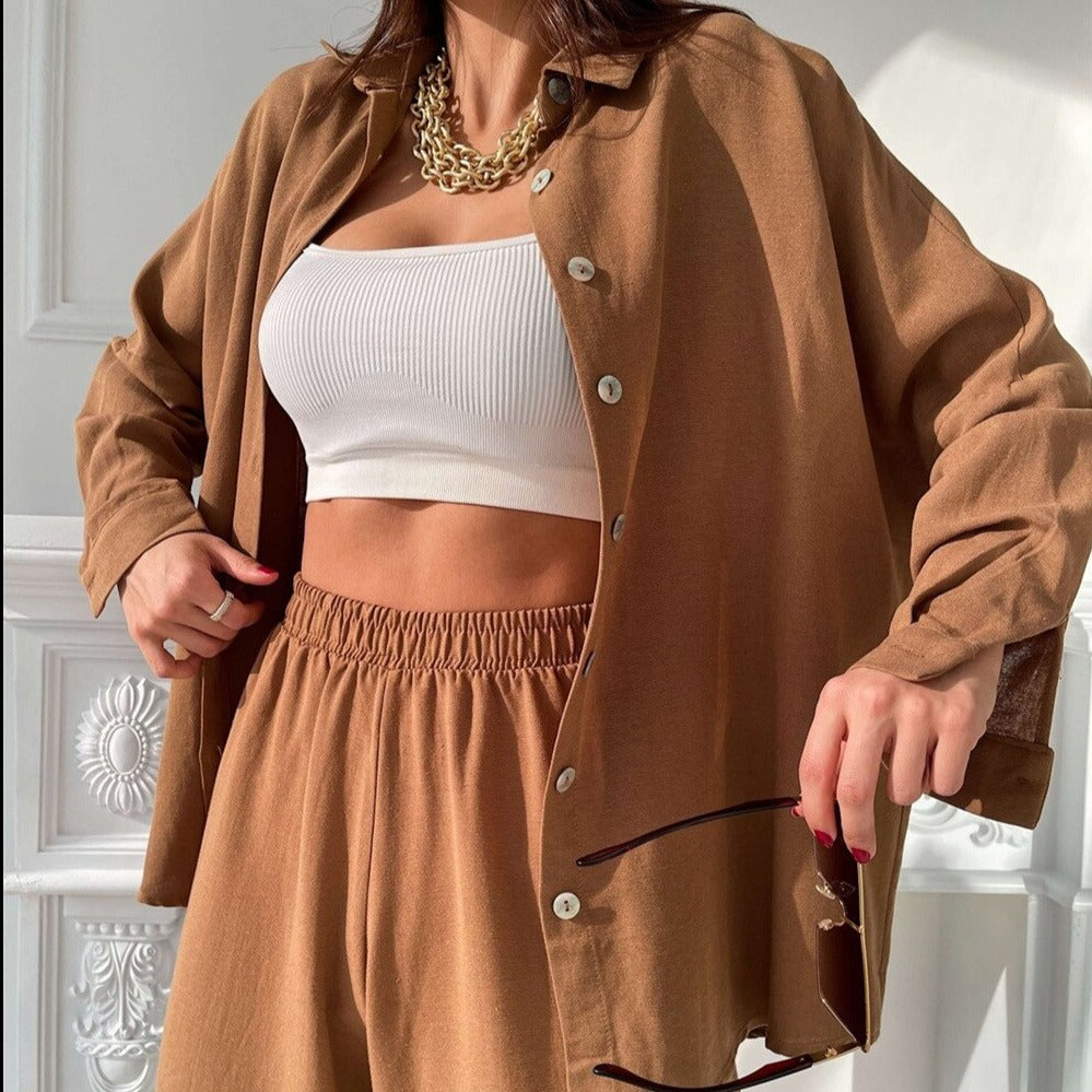 GÖMLEKLİ EV KIYAFETİ