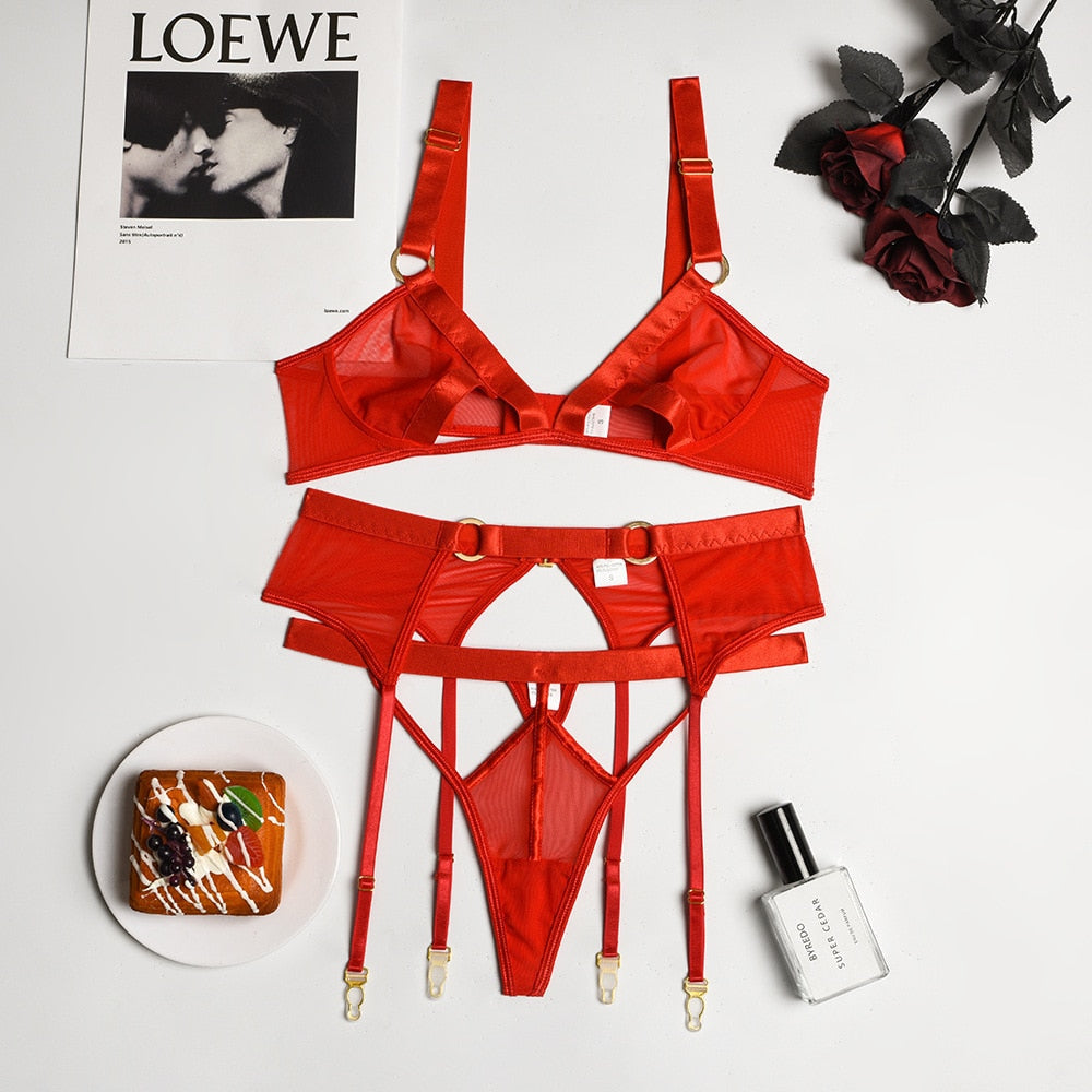 BELT NET UNDERWEAR SET