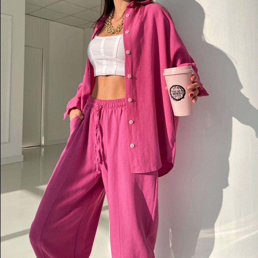 GÖMLEKLİ EV KIYAFETİ