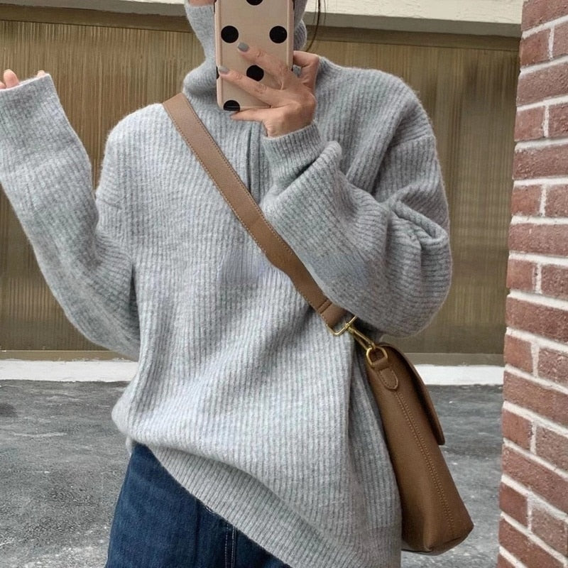 LONG SLEEVE OVERSIZED SWEATER