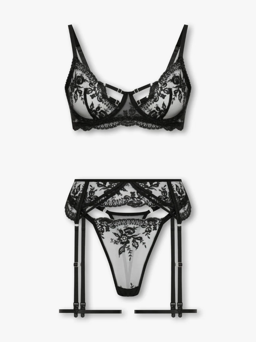 Sasha Lingerie Set - Black