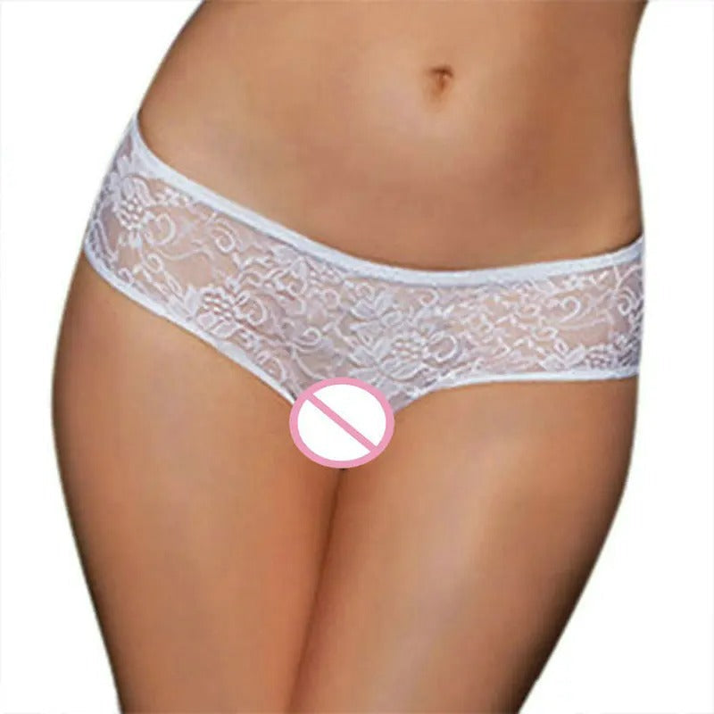 PLUS SIZE LACE PANTY WITH DECOLLETE