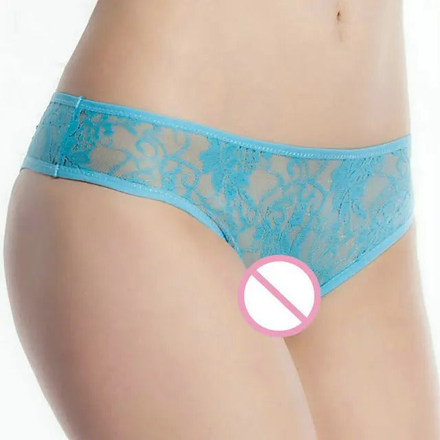 PLUS SIZE LACE PANTY WITH DECOLLETE