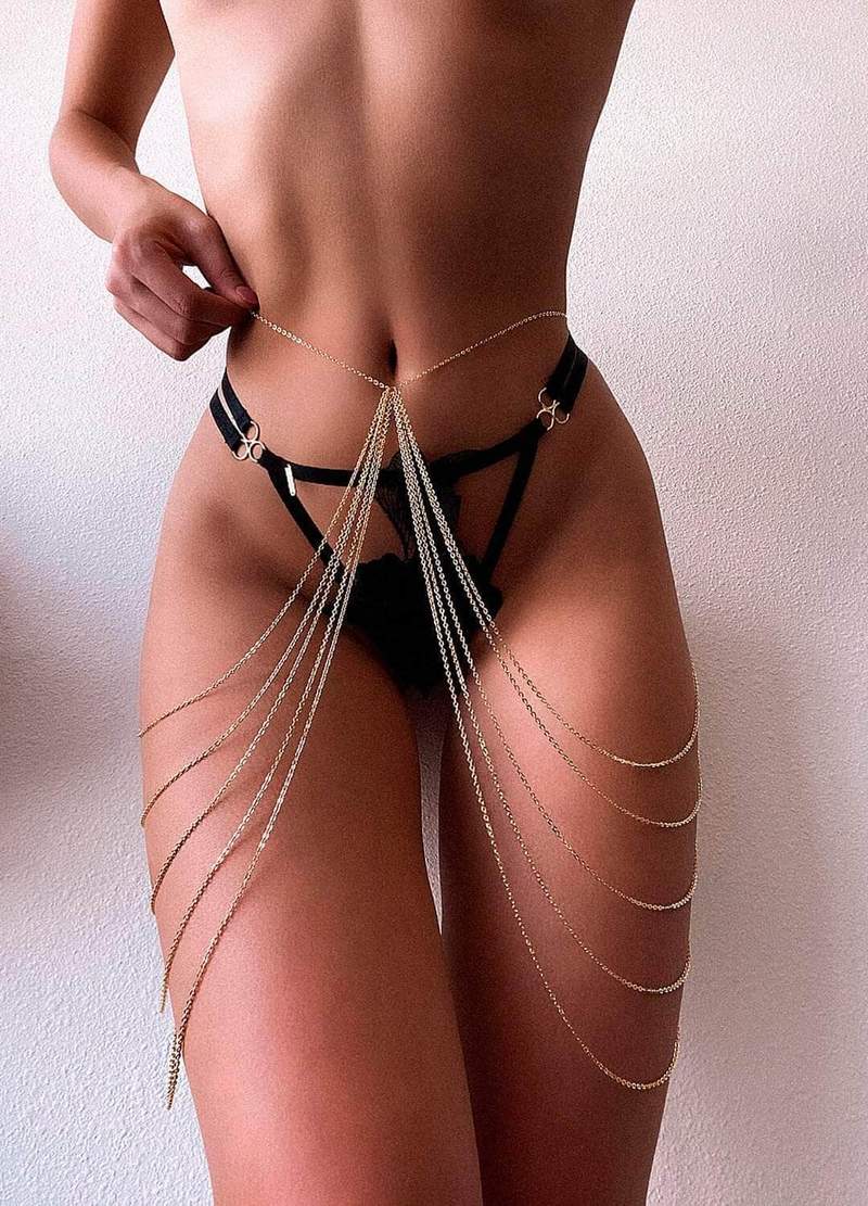 Gold body chain - WILSON