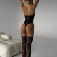 ELSA – Premium Second-Skin Body-Hose - Noir