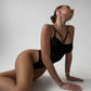 VESTA – Architectural Harness & Mesh Bodysuit - Noir