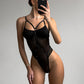 VESTA – Architectural Harness & Mesh Bodysuit - Noir