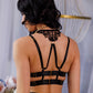 IRIS – Abstract Embroidery Sheer Garter Set