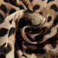 KAT – Leopard Print Satin 3-Piece Kimono Set - Animal