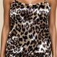 KITTY – Leopard Print Satin Cami & Short Set - Animal