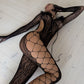 TIA – Leopard Lace Cutout Body-Hose - Animal