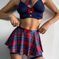 JUNE – Academy Temptation Plaid Roleplay Set - Navy