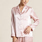 ROMY – Heart Jacquard Satin Pajama Set - Blush