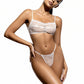 ELISE – Ruffled Lace & Sheer Bralette Set - White