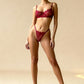 GRACE – Fine Floral Lace & Sheer Mesh Set - Noir
