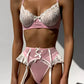 LIA – Delicate Strappy Lace Lingerie Set - Noir
