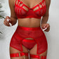 LINA – Underwired Lace & Linen Unlined Set - Linen