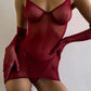 LARA – Classic Sheer Lace Lingerie Set - Multi Color