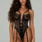 GIA – Noir Tül Body & Eldiven Seti - Noir