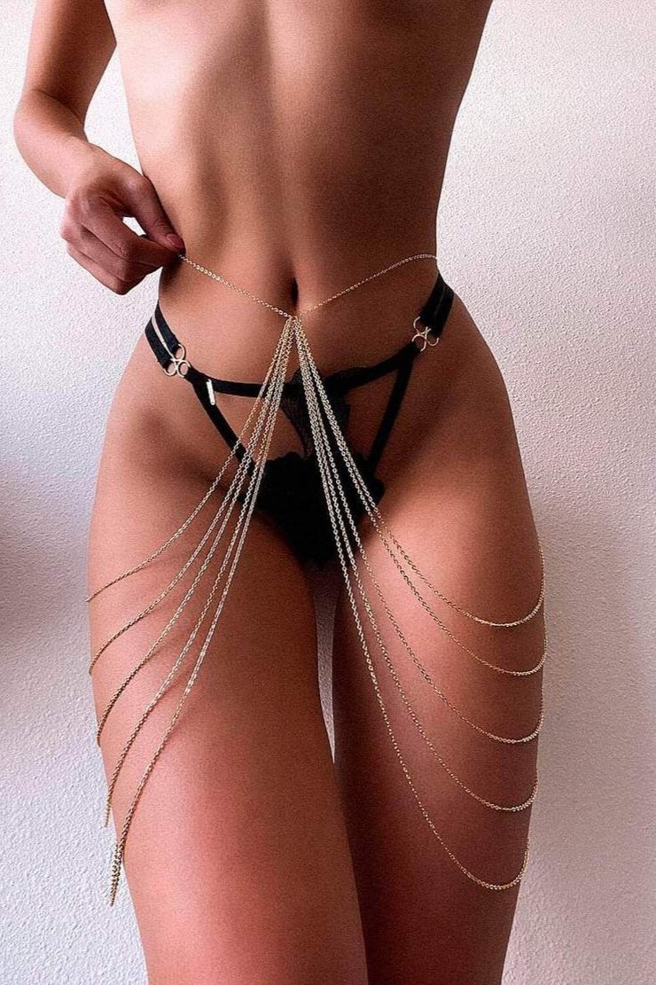 Gold body chain - WILSON