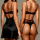 Night Passion Set — ISIS Black Nightie & Passion Set