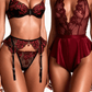 Rosa Nera Box - Orée & Red Cherry Romper