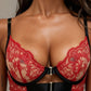 KAE – Rouge Lace & Noir Contrast Set - Rouge & Black