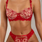 REV – Rouge Embroidery & Gold Detail Set - Rouge